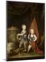 Portrait of Grand Dukes Alexander Pavlovich and Constantine Pavlovich, as Children, 1781-Richard Brompton-Mounted Giclee Print