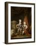 Portrait of Grand Dukes Alexander Pavlovich and Constantine Pavlovich, as Children, 1781-Richard Brompton-Framed Giclee Print