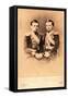 Portrait of Grand Dukes Vladimir Alexandrovich of Russia and Alexander Alexandrovitch of Russia-null-Framed Stretched Canvas
