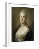 Portrait of Grand Princess Katharina Alexeievna, c.1761-Pietro Antonio Rotari-Framed Giclee Print