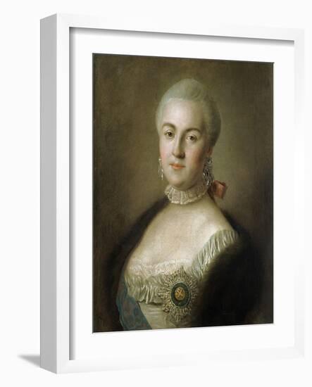 Portrait of Grand Princess Katharina Alexeievna, c.1761-Pietro Antonio Rotari-Framed Giclee Print