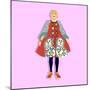 Portrait of Grayson Perry-Claire Huntley-Mounted Giclee Print