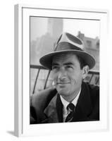 Portrait of Gregory Peck, Wearing a Hat-Nina Leen-Framed Premium Photographic Print