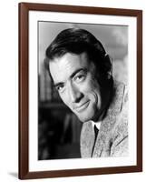 Portrait of Gregory Peck-null-Framed Photo