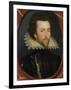 Portrait of Grey Brydges, Fifth Baron Chandos of Sudeley (C. 1581-1621) C.1615-William Larkin-Framed Giclee Print