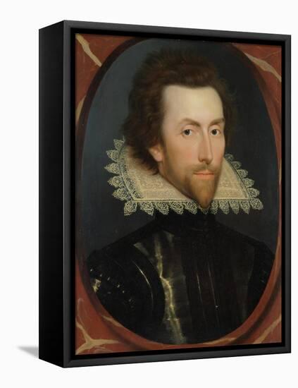 Portrait of Grey Brydges, Fifth Baron Chandos of Sudeley (C. 1581-1621) C.1615-William Larkin-Framed Stretched Canvas