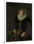 Portrait of Griete Jacobsdr Van Rhijn, Wife of Jacob Cornelisz Banjaert, Called Van Neck-Cornelis Ketel-Framed Art Print