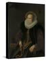 Portrait of Griete Jacobsdr Van Rhijn, Wife of Jacob Cornelisz Banjaert, Called Van Neck-Cornelis Ketel-Stretched Canvas