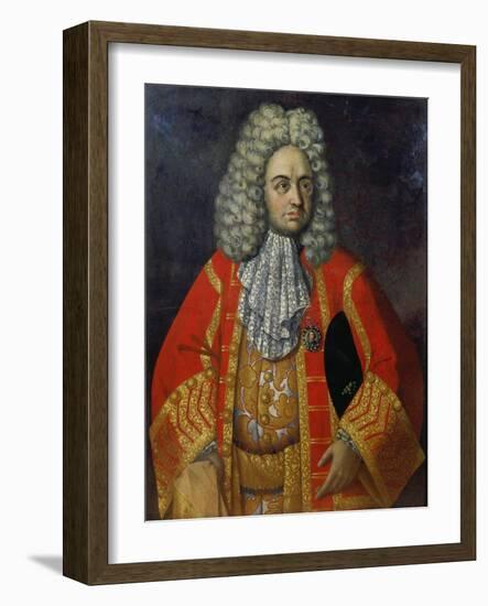 Portrait of Grigorij Dmitriewitsch Stroganoff-Roman Nikititsch Nikitin-Framed Giclee Print