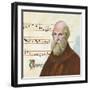 Portrait of Guido D'Arezzo, Guido Monaco or Guido Pomposa (About 992-1050), Benedictine Monk, Itali-null-Framed Giclee Print