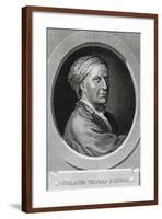 Portrait of Guillaume Thomas Raynal-null-Framed Giclee Print