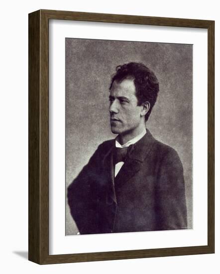 Portrait of Gustav Mahler, 1897-null-Framed Photographic Print