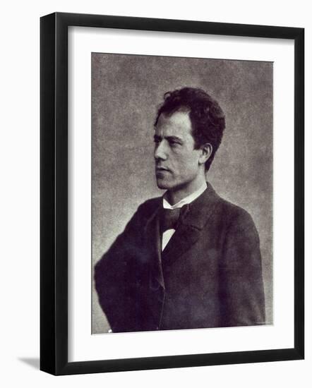 Portrait of Gustav Mahler, 1897-null-Framed Photographic Print