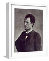 Portrait of Gustav Mahler, 1897-null-Framed Photographic Print