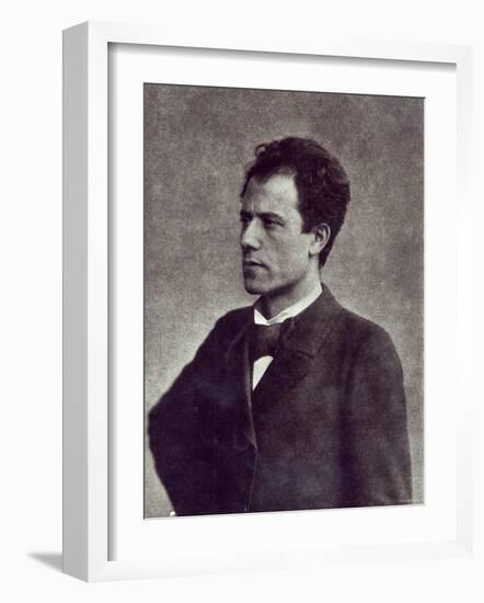 Portrait of Gustav Mahler, 1897-null-Framed Photographic Print