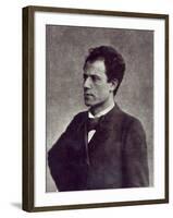 Portrait of Gustav Mahler, 1897-null-Framed Photographic Print