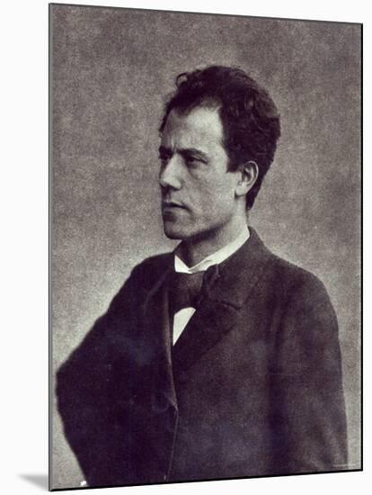 Portrait of Gustav Mahler, 1897-null-Mounted Photographic Print