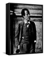 Portrait of Gustav Mahler-null-Framed Stretched Canvas