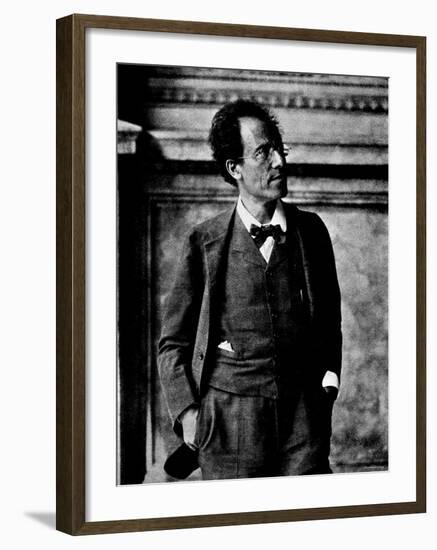 Portrait of Gustav Mahler-null-Framed Photographic Print