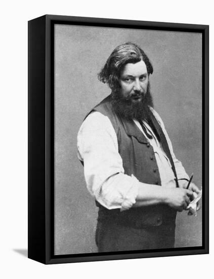 Portrait of Gustave Courbet-Nadar-Framed Stretched Canvas