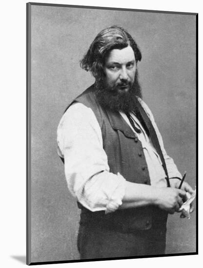 Portrait of Gustave Courbet-Nadar-Mounted Photographic Print