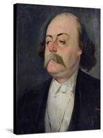 Portrait of Gustave Flaubert (1821-80) 1868-81-Eugene Giraud-Stretched Canvas