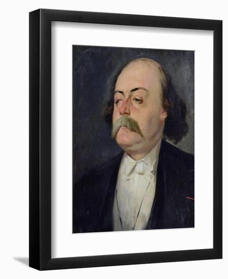 Portrait of Gustave Flaubert (1821-80) 1868-81-Eugene Giraud-Framed Giclee Print