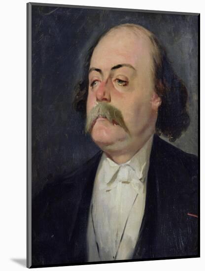 Portrait of Gustave Flaubert (1821-80) 1868-81-Eugene Giraud-Mounted Giclee Print