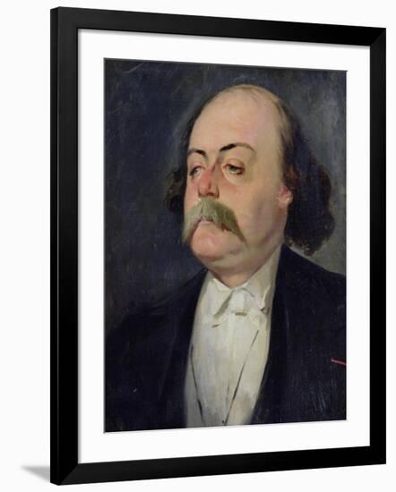 Portrait of Gustave Flaubert (1821-80) 1868-81-Eugene Giraud-Framed Giclee Print