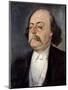 Portrait of Gustave Flaubert - by Eugene Giraud-null-Mounted Giclee Print