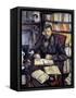 Portrait of Gustave Geoffroy by Paul Cezanne-null-Framed Stretched Canvas