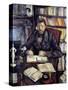 Portrait of Gustave Geoffroy by Paul Cezanne-null-Stretched Canvas