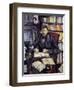 Portrait of Gustave Geoffroy by Paul Cezanne-null-Framed Giclee Print