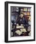 Portrait of Gustave Geoffroy by Paul Cezanne-null-Framed Giclee Print