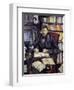 Portrait of Gustave Geoffroy by Paul Cezanne-null-Framed Giclee Print