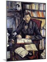 Portrait of Gustave Geoffroy by Paul Cezanne-null-Mounted Giclee Print