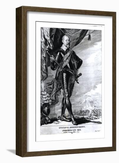 Portrait of Gustavus Adolphus the Great, King of the Swedes, 1650-Pieter Claesz Soutman-Framed Giclee Print