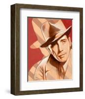 Portrait of H. Bogart-Joadoor-Framed Art Print