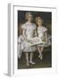 Portrait of H. D. and G. Wiegman, Daughters of Hugo Wiegman, Banker in Amsterdam-Therese Schwartze-Framed Giclee Print