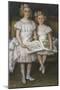 Portrait of H. D. and G. Wiegman, Daughters of Hugo Wiegman, Banker in Amsterdam-Therese Schwartze-Mounted Giclee Print