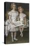 Portrait of H. D. and G. Wiegman, Daughters of Hugo Wiegman, Banker in Amsterdam-Therese Schwartze-Stretched Canvas