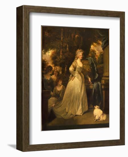 Portrait of H.R.H. Frederica Charlotte Ulrica, Princess Royal of Prussia and Duchess of York, 1792-John Hoppner-Framed Giclee Print