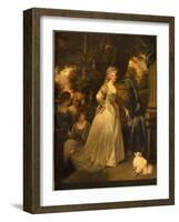 Portrait of H.R.H. Frederica Charlotte Ulrica, Princess Royal of Prussia and Duchess of York, 1792-John Hoppner-Framed Giclee Print