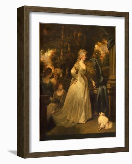 Portrait of H.R.H. Frederica Charlotte Ulrica, Princess Royal of Prussia and Duchess of York, 1792-John Hoppner-Framed Giclee Print