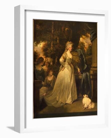 Portrait of H.R.H. Frederica Charlotte Ulrica, Princess Royal of Prussia and Duchess of York, 1792-John Hoppner-Framed Giclee Print