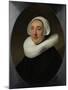 Portrait of Haesje Jacobsdr van Cleyburg, 1634-Rembrandt van Rijn-Mounted Giclee Print