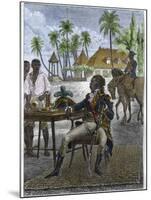 Portrait of Haitian Patriot Toussaint Louverture-Stefano Bianchetti-Mounted Giclee Print
