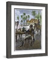 Portrait of Haitian Patriot Toussaint Louverture-Stefano Bianchetti-Framed Giclee Print