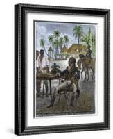 Portrait of Haitian Patriot Toussaint Louverture-Stefano Bianchetti-Framed Giclee Print