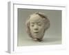 Portrait of Hanako (1868-1945), 1908 (Plaster)-Auguste Rodin-Framed Giclee Print